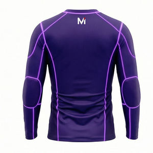 Camiseta de Manga Larga Titan Shield, Compresión, Transpirable, Secado Rápido, Ecológica, para Hombre, Gimnasio, Entrenamiento, Rendimiento Táctico, MALUZA - Product Image 3