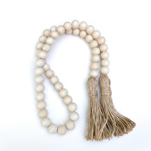 Guirlande de perles faite à la main en gros, guirlande de perles personnalisée, décoration bohème pour la maison, décoration rustique de ferme, fournisseur en gros OEM ODM - Product Image 2
