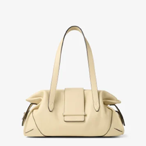 Sac à bandoulière vintage en cuir marron avec détail boucle. Esthétique classique. Disponible à prix de gros. - Product Image 3