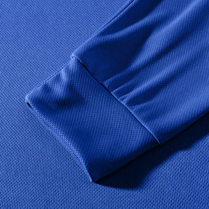 Chemises de sport pour hommes de haute qualité, personnalisées, à compression, couleur unie, manches longues, respirantes, anti-humidité, séchage rapide - Product Image 5