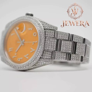 Mossinate Luxury Stainless Steel <b>Diamond</b> <b>Watch</b> with Durable Quartz Movement Stylish Timepiece for Special Occasions and Everyday - Product Image 2