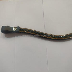 Bande de sourcils de cheval Low Cost Wholesale Horse Equipment Equine Bling Leather Brow Band pour la décoration de chevaux toutes les tailles disponibles - Product Image 3