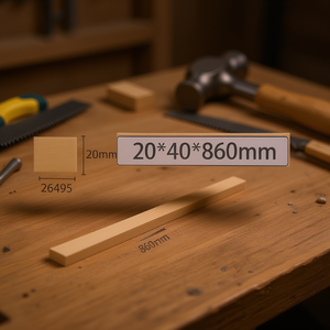 Listello di legno Ilan 20x40x860 mm per progetti artigianali e fai da te - Product Image 3