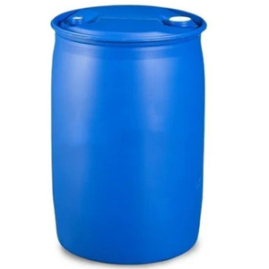 Tambor de Plástico de 55 Galones con Tapa Abierta, Tambor de Plástico Azul de 200 Litros con Tapa con Cierre - Product Image 1