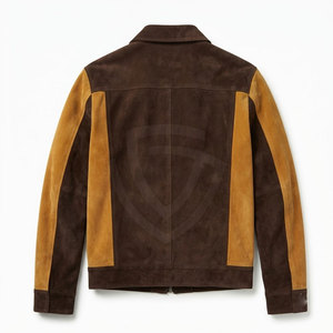 Premium <b>Suede</b> <b>Leather</b> <b>Jacket</b> With Classic Tailored Fit Soft Luxury Finish For Men Casual Wear Street Style And Everyday Fashion - Product Image 2