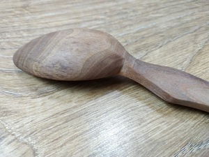 Cuillère à thé en bois faite à la main, cuillère doseuse en bois naturel pour café et sucre, finition polie, accessoire de cuisine - Product Image 3