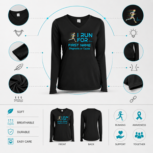 Camiseta Deportiva de Poliéster para Mujer | Ropa Deportiva de Secado Rápido con Cuello en V y Manga Larga para Ejercicio, Gimnasio, Yoga y Actividades al Aire Libre - Product Image 4