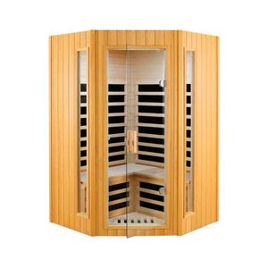 Sauna Interior de Infrarrojos Lejanos para Dos Personas, Fabricada con Madera de Hemlock - Product Image 4