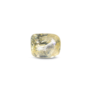 Loose 3 Carat Oval Cut Yellow Sapphire Gemstone for Fine Jewelry - Product Image 1