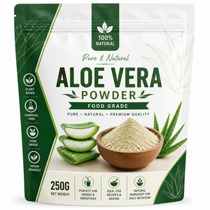 Polvo de Aloe Vera Natural de Grado Alimenticio 100% Puro, Ingredientes Vegetales Finamente Molidos para Uso en Alimentos y Bebidas - Product Image 1