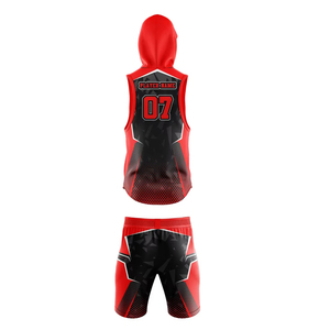 Flag Football Team Training Uniform 7V7 Compression <b>Set</b> Jerseys Short Sleeve Customized Colors Digital Print 100% Polyester - Product Image 2