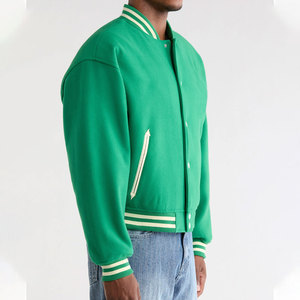 Chaqueta Varsity de Béisbol para Hombre, Estilo Letterman, con Gráficos 3D de Chenille y Bordado de Toalla, Diseño Personalizado, Venta Caliente 2025 - Product Image 3