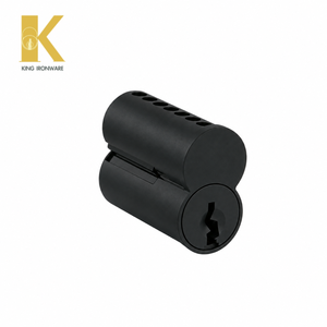 Cilindros de Cerradura con Logotipo Personalizado Disponible, Latón Negro Mate, 7 Pines, Ranura en R, SFIC, para Seguridad de Puertas - Product Image 6