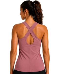 Débardeur de yoga marron chocolat pour femme, respirant, sans manches, pour la gym, le fitness et l'entraînement, vêtement de sport - Product Image 2