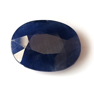 Saphir bleu naturel de 23,75 carats provenant de Birmanie, taille ovale facettée, non chauffé, pierre précieuse non montée - Product Image 2