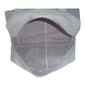 Bolsa de Lona Personalizada con Estampado de Rayas, Cierre de Cremallera, Tirador con Detalles en PU y Asa de Cuerda Acolchada, Bolsa de Viaje de Lona de Algodón de 12 Oz - Product Image 6