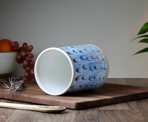 Portautensilios de Cerámica Stoneware, Esmaltado a Mano con Patrón Texturizado, Resistente, para Encimera de Cocina, Elegante Organizador - Product Image 2