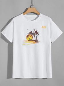 เสื้อยืดแขนสั้นลำลองสำหรับผู้หญิง ผ้าโพลีเอสเตอร์/คอตตอน ทนทาน พิมพ์ลายได้ตามต้องการ เหมาะสำหรับฤดูร้อน - Product Image 5