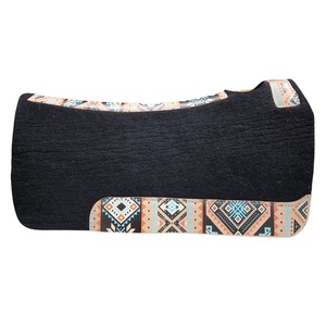 Almohadilla de Montar a Caballo Resistente con Patrón Tribal Audaz, Base Antideslizante y Absorción de Impactos - Product Image 3