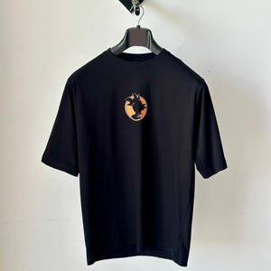 Camiseta de punto estampada de poliéster para hombre, cuello en V, manga corta, de secado rápido, ecológica, estilo urbano, proveedor, sublimación personalizada - Product Image 4