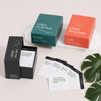 Jeux de cartes de haute qualité, jeux de société, cartes personnalisées imprimées, jeux de cartes pour adultes, famille, couple, jeux de cartes à boire, ensemble de boîtes de jeu