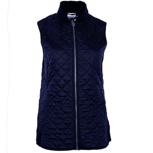 Gilet matelassé respirant pour femme, gilet bouffant épais à fermeture éclair, vente en gros - Product Image 5