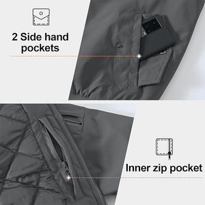 Chaquetas Bomber de Invierno para Hombre, Personalizadas al por Mayor, con Color/Logotipo a Medida, 100% Poliéster/Algodón, Tela Impermeable y Ecológica - Product Image 5