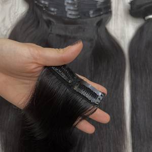 OFFRE SPÉCIALE : Extensions de cheveux naturels ondulés à clipser, 100 % vietnamiens, qualité supérieure, cheveux vierges humains, sans perte, grande quantité en stock - Product Image 4