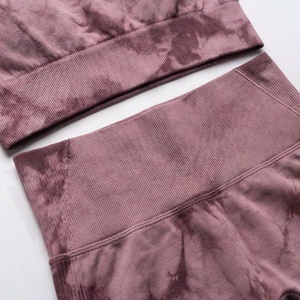 Conjuntos de Yoga para Mujer, Sublimación con Estampado Tie Dye, Ropa Deportiva Sexy de Secado Rápido, Transpirable, para Gimnasio y Entrenamiento - Product Image 5