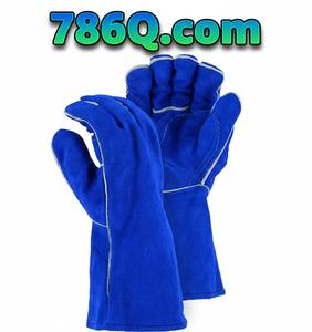 Soldadura con protección resistente al fuego Guantes DE SEGURIDAD Guantes DE TRABAJO Soldadores Guantes PK Cuero de vaca Cuero dividido - Product Image 1