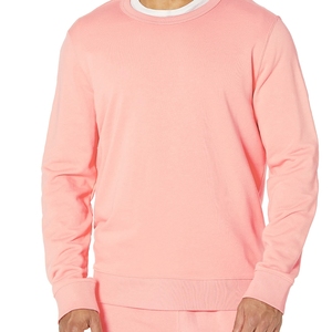 Sweat-shirt homme grande taille, col rond, 100% coton, motif uni, haute performance, sur mesure, prix de gros - Product Image 1