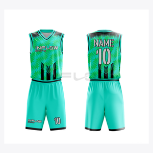 Conjunto de Uniforme Deportivo Personalizado y Reversible para Baloncesto, Transpirable y Económico - Product Image 4