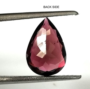 Tourmaline rose foncé taille poire non traitée 2,20 carats, pierre précieuse naturelle facettée, taille pendentif 7,8x11,3 mm - Product Image 6