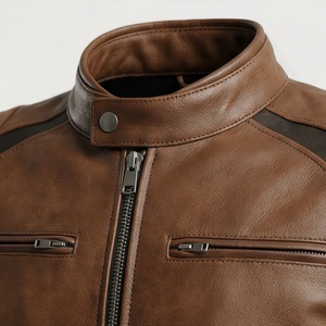 Veste de moto en cuir véritable pour homme de qualité supérieure, nouvelle arrivée, vestes de moto d'hiver, protections amovibles, personnalisables - Product Image 4