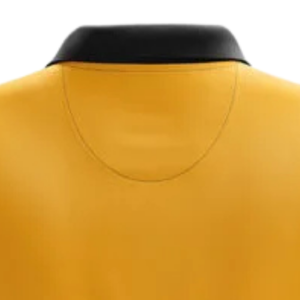 Men Yellow Black Sublimation Cricket Jersey Short Sleeve Sports Shirt Training Match Wear <b>Athletic</b> Performance Team Clothing - Product Image 3