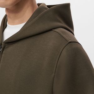 Sweat-shirts à capuche unisexes en polyester/coton, fabriqués directement en usine, avec logo brodé personnalisé, imprimé numériquement, en molleton, coupe oversize - Product Image 3
