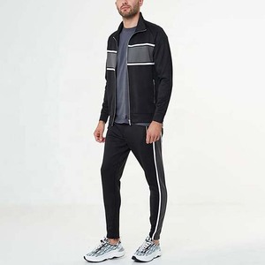 ชุดวอร์มผ้าฝ้ายโพลีเอสเตอร์ซิปครึ่งตัวสำหรับผู้ชายชุดวอร์มใส่เล่นแนวสตรีทพร้อมคุณสมบัติขนาดใหญ่พิเศษสำหรับฤดูหนาว - Product Image 5