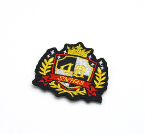 New Arrival Heavy Duty Woven <b>Badges</b> Twill Fabric <b>Machine</b> Embroidered <b>Badges</b> Most Popular Canvas Made in Pakistan Woven <b>Badges</b> - Product Image 3