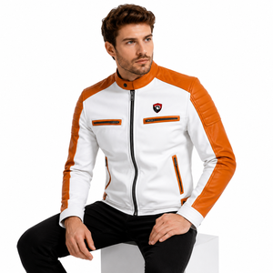 Veste d'hiver en cuir pour homme Dumela International, qualité supérieure, prix imbattable, doublure PU, col montant en toile, streetwear, teinture unie - Product Image 3