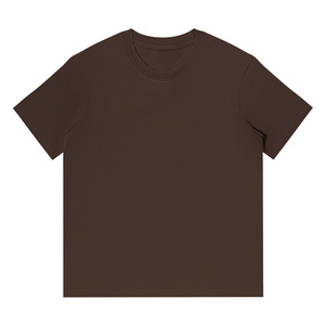 เสื้อยืดคอตตอนหนาน้ำหนักมากสำหรับผู้ชาย แบบสตรีทสไตล์ ทรงหลวม คอกลม ไม่ยับง่าย แขนสั้น รับผลิตตามแบบ OEM - Product Image 3