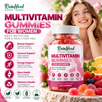 Complément alimentaire en marque privée, gommes multivitaminées pour femmes, gommes multivitaminées
