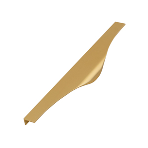 Sleek Curved Aluminium Profile Edge Pull Handle For Kitchen Cabinet Drawer Wardrobe Furniture Concealed Back Screw <b>Door</b> Hardware - Product Image 5