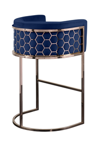 Chaise haute de bar moderne en acier inoxydable de haute qualité, design européen, pour hôtel, restaurant, extérieur - Product Image 3