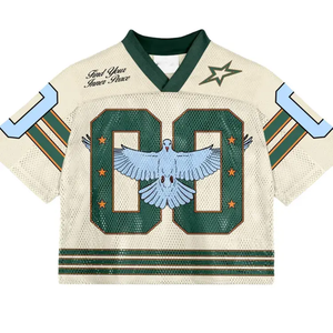 Nueva Camiseta Deportiva de Estilo Urbano para Hombre, Personalizada, Corta, Holgada, con Decoración de Malla, Moda de Verano, Ecológica y de Secado Rápido - Product Image 5