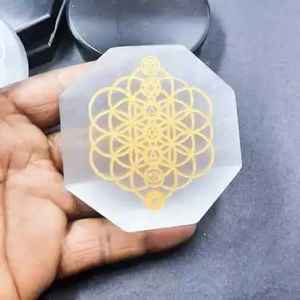 Decoración de Pared de Cristal Tallado con Árbol de la Vida, Placa Grabada con Intrincado Árbol de la Vida de Estilo Celta, Decoración Espiritual para el Hogar - Product Image 3