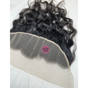 Frontal de Encaje Remy Indio Natural Rizado con 150% de Densidad y Doble Nudo - Product Image 5