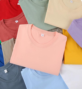 T-shirt surdimensionné en jersey 100% coton personnalisé avec votre marque, impression de logo personnalisé, t-shirt uni pour hommes - Product Image 3