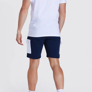 Ensemble de vêtements de sport pour homme, imprimé avec une marque personnalisée, 2 pièces, t-shirt à manches courtes, shorts, tenue de sport d'été, taille plus, 100% coton - Product Image 6