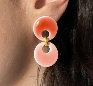 Glossy Handmade Glittery Drop <b>Earring</b> Party Event Festive Trending Statement Chunky <b>Dangle</b> Fashion Jewelry Ethnic Christian - Product Image 1