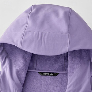 Wholesale Women's Waterproof Softshell Jacket Fleece <b>Lined</b> Hooded Windproof Outdoor Hiking <b>Coat</b> OEM Custom - Product Image 3